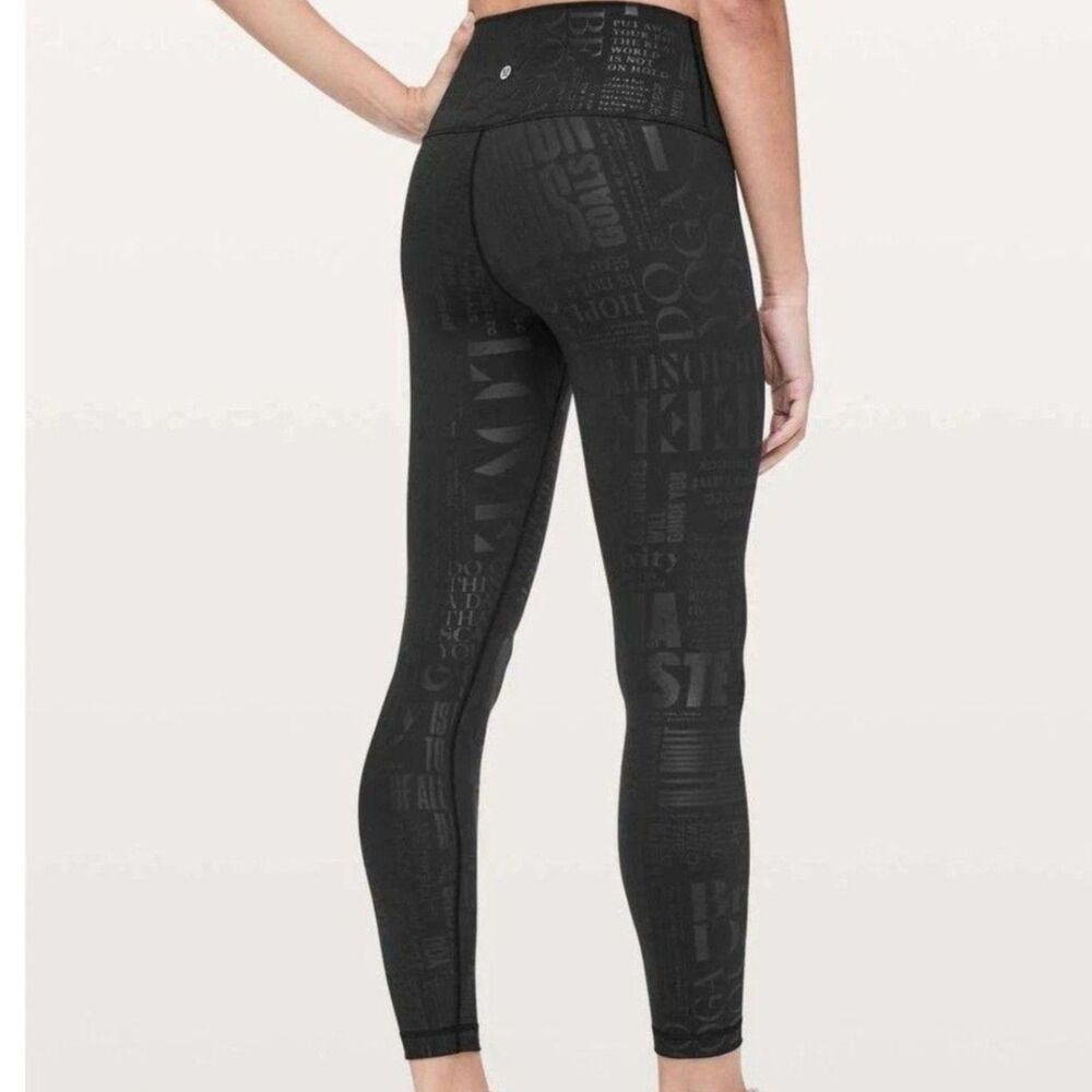 Lululemon Graphic Wunder Under Leggings